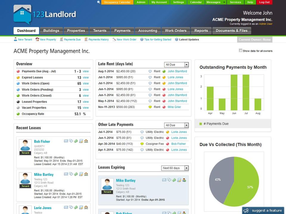 Dashboard