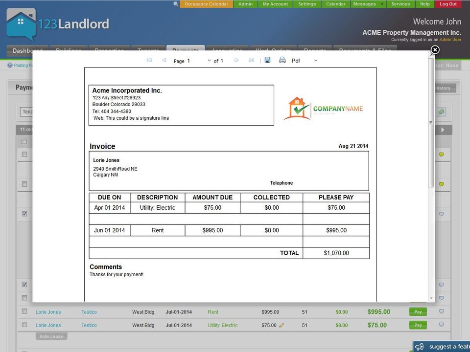 Invoice