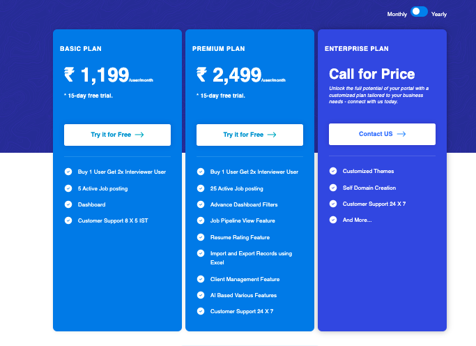 HireME pricing
