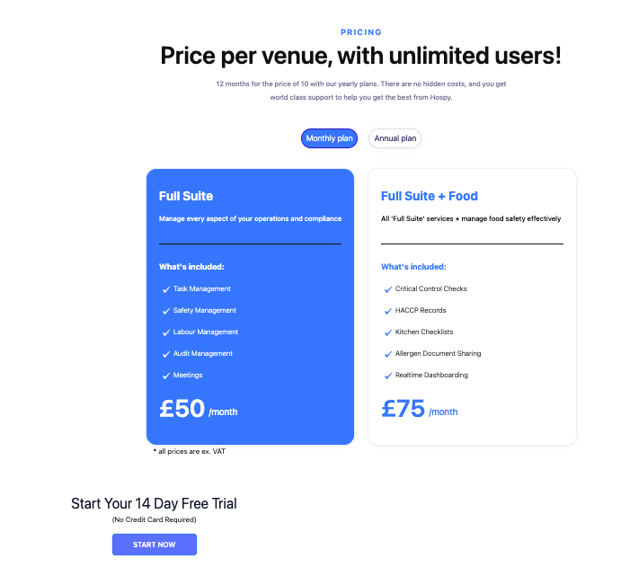 Hopsy pricing