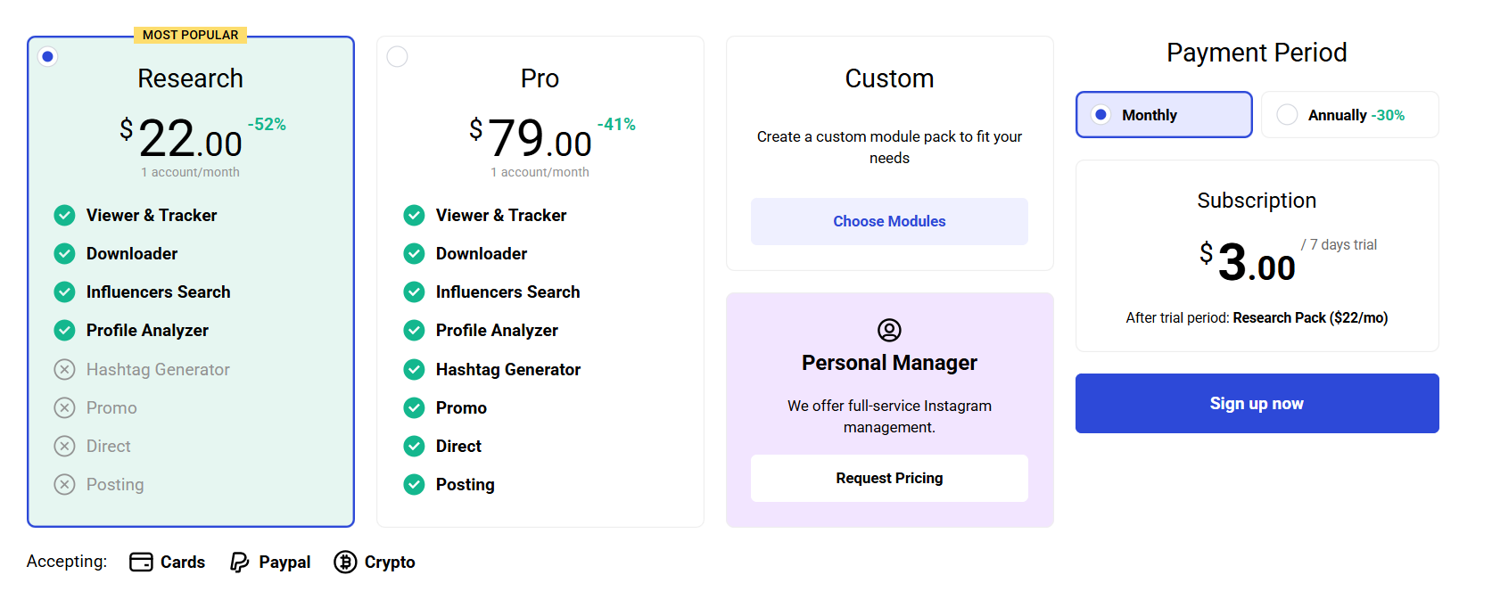 Inflact pricing
