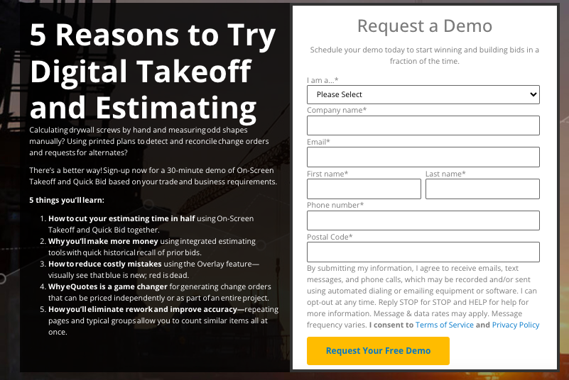 On-Screen Takeoff pricing