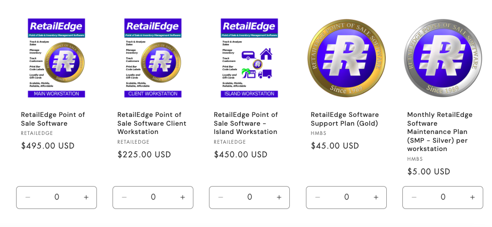 RetailEdge pricing