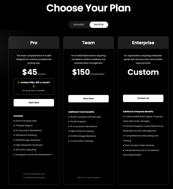 Scenario pricing