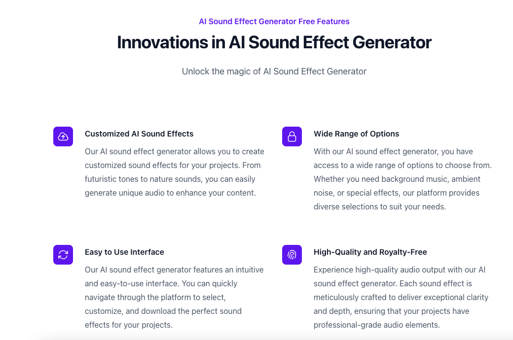 AI Sound Effect