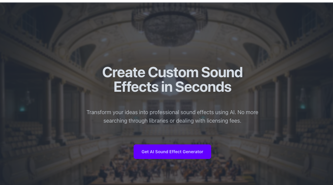 AI Sound Effect