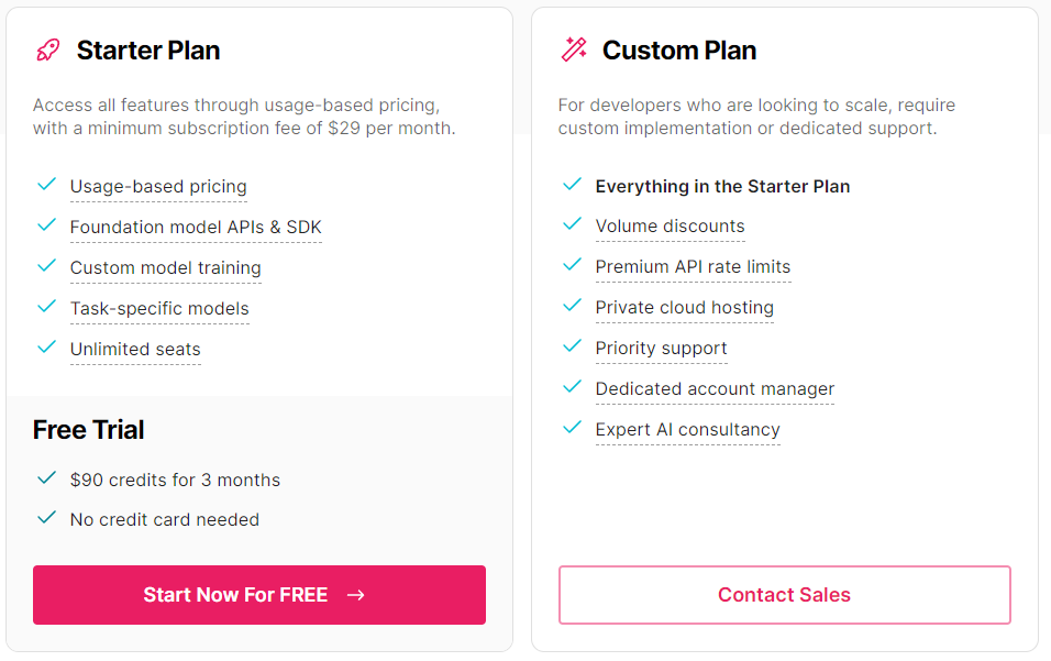 AI21 Studio pricing