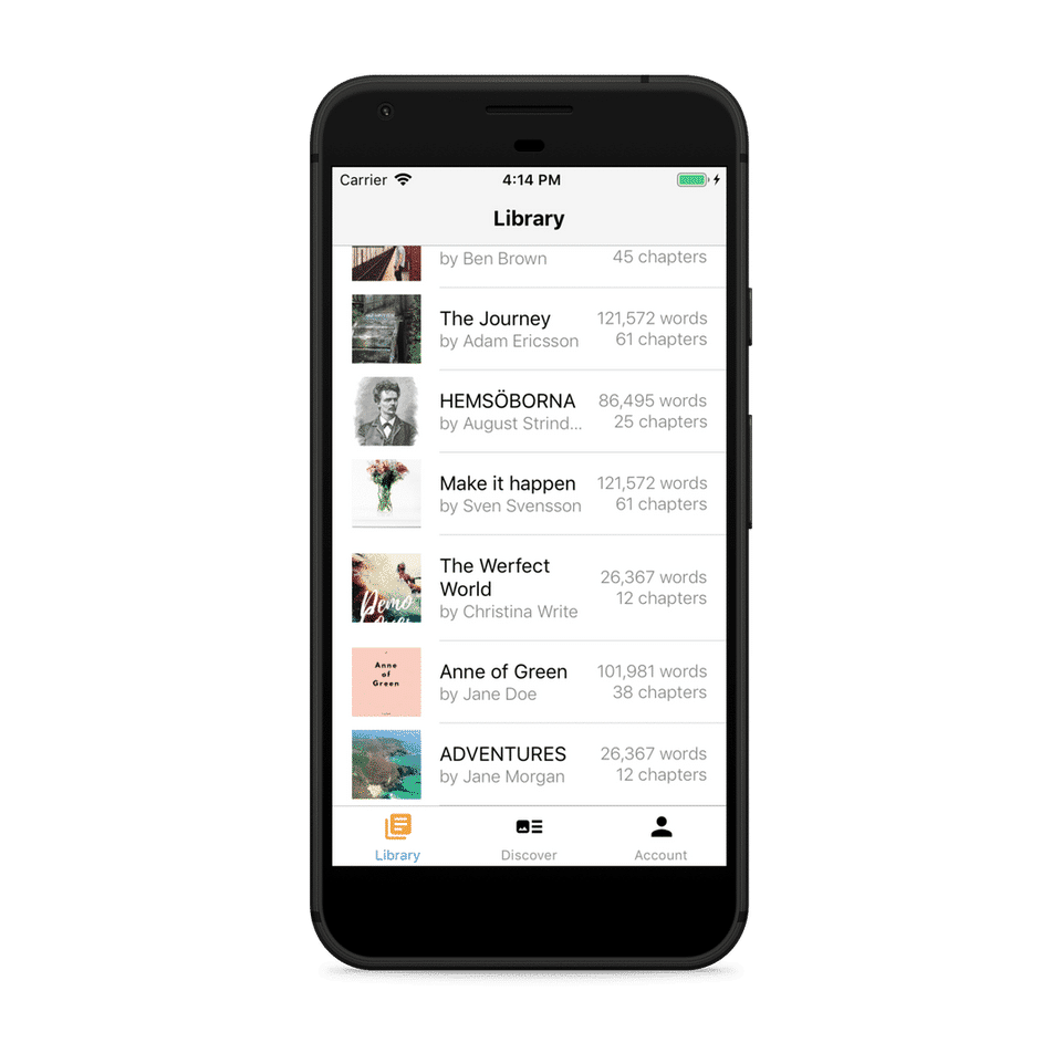 BetaReader.io screenshot