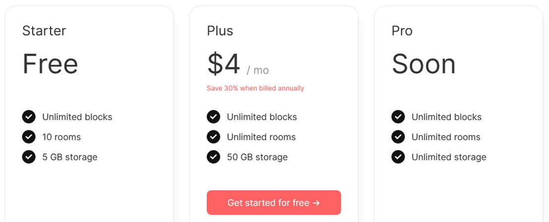Bleep pricing