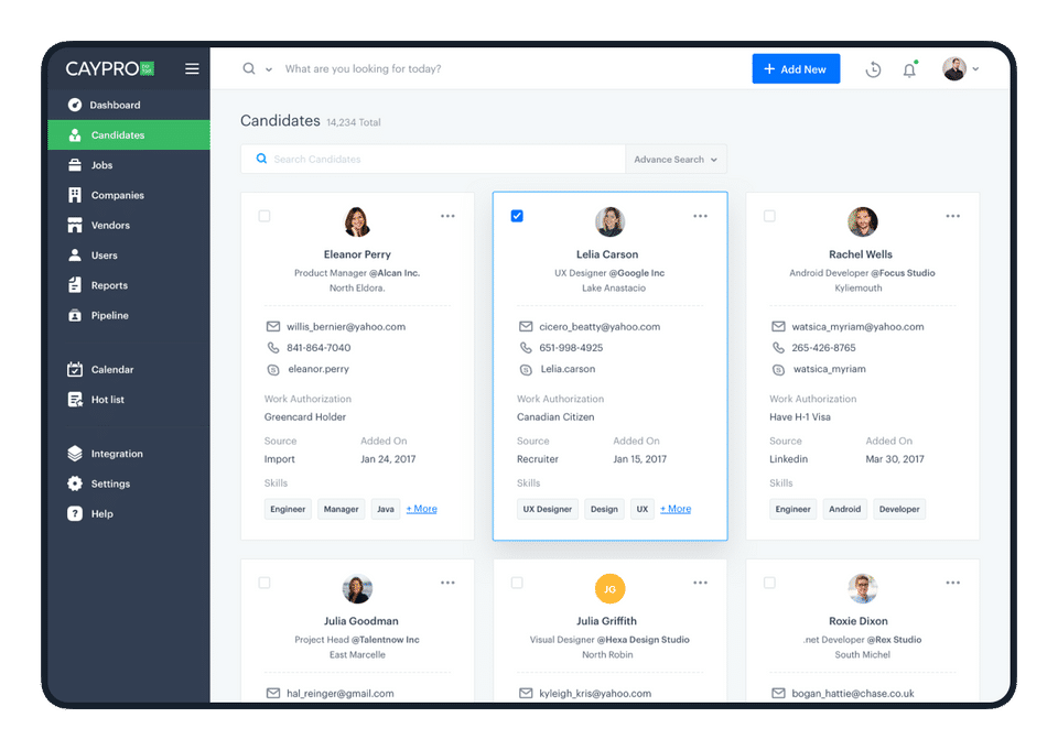 Candidate Management