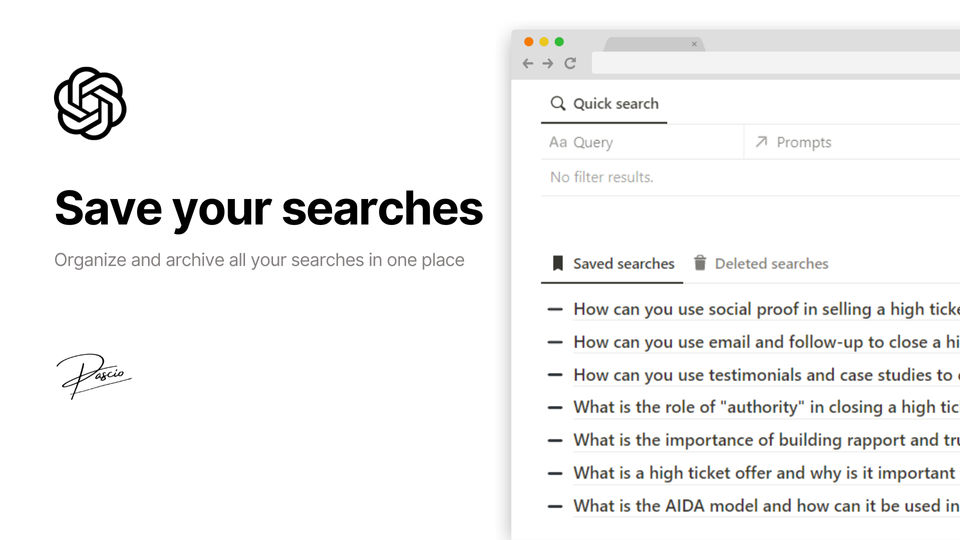 Save Your Searches