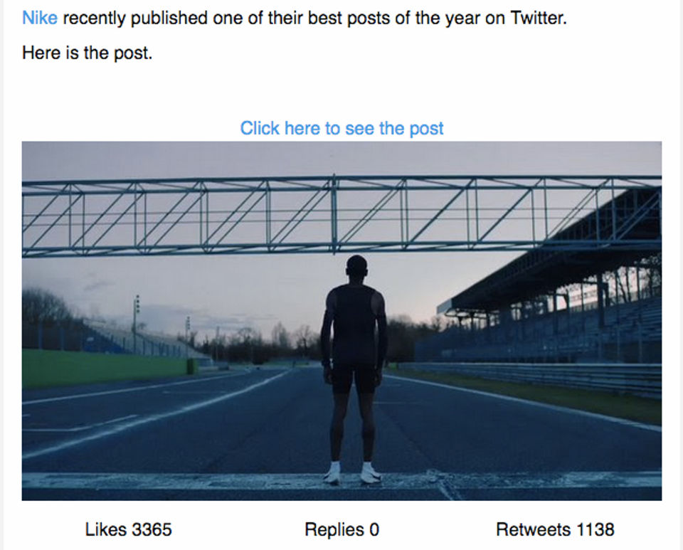 Cortex screenshot: See how competition’s profiles and posts are performing, and benchmark efforts against theirs