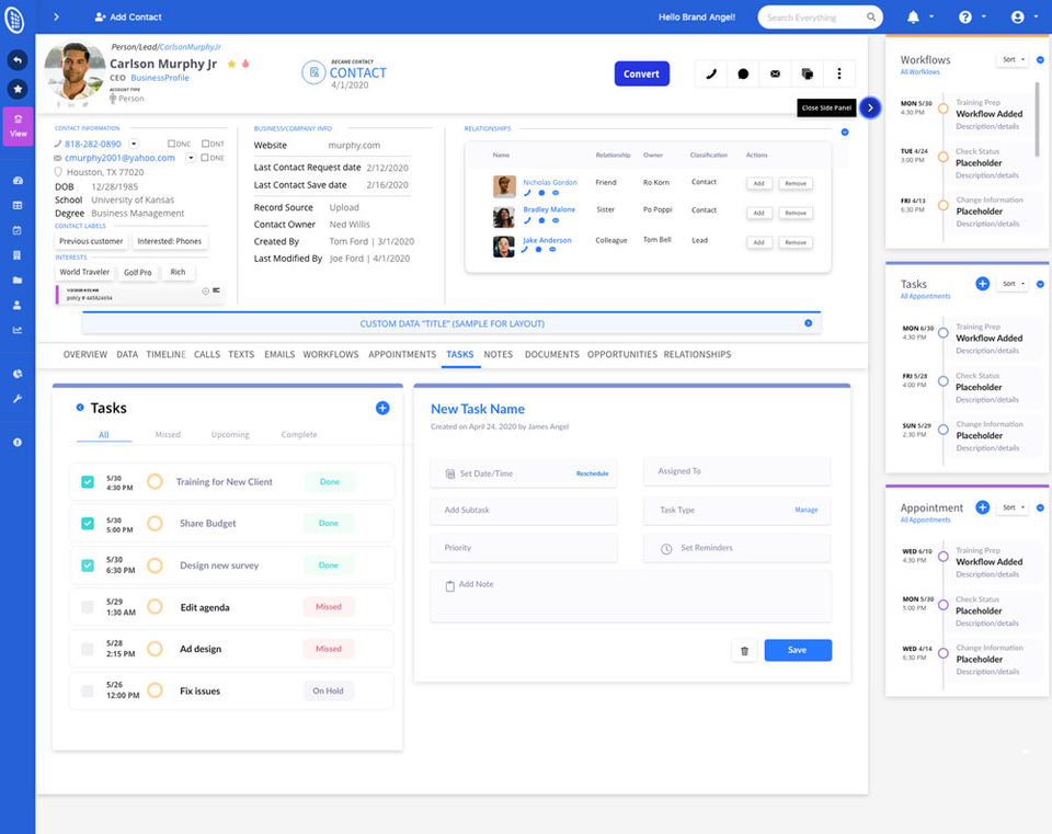 DLY Contact Profile