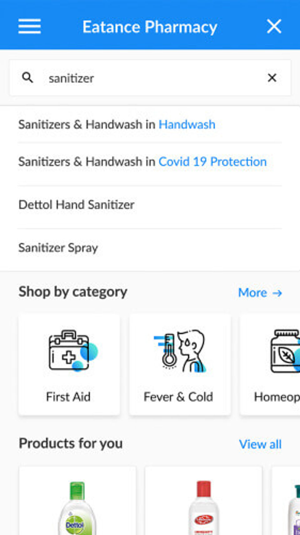 Eatance Pharmacy screenshot