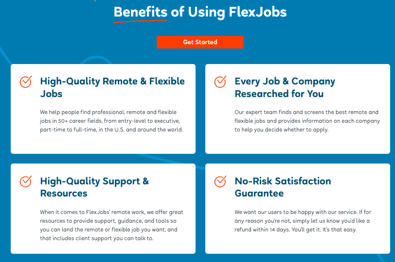 FlexJobs - Benefits