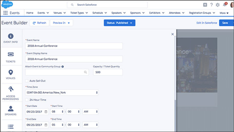 Salesforce Schedule Builder