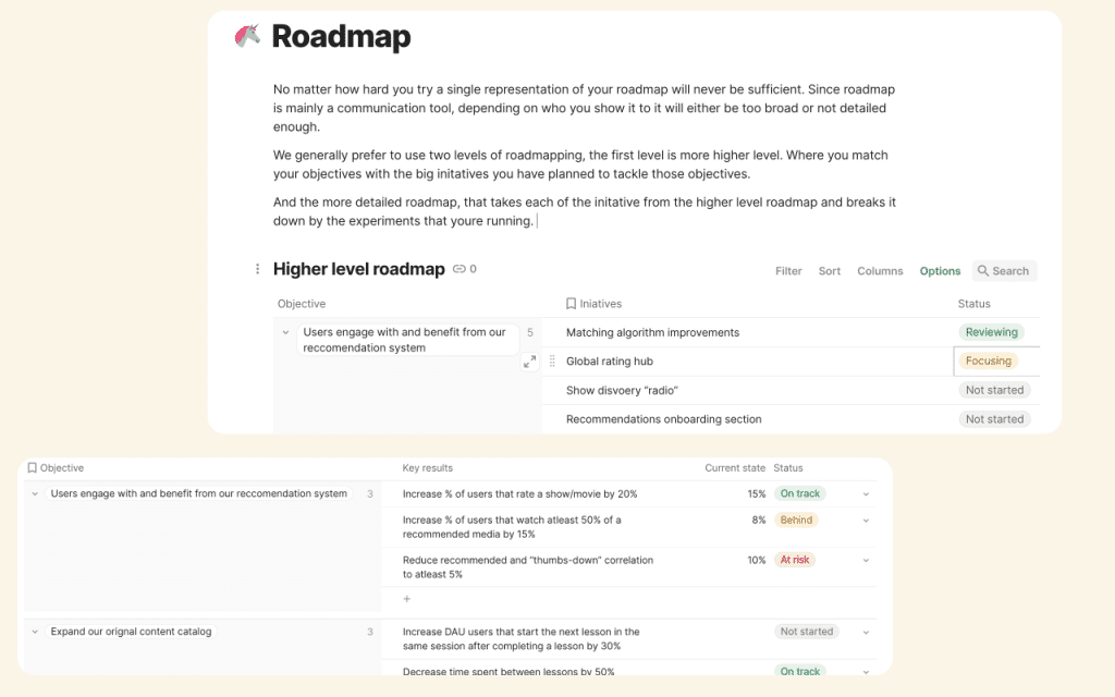 Roadmaps