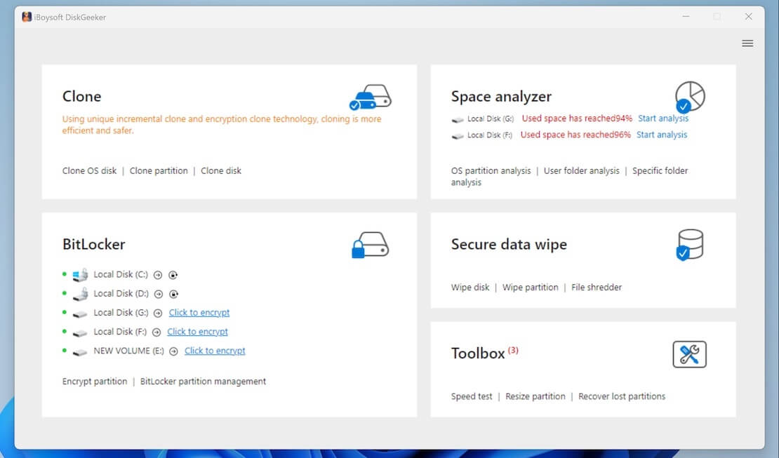 main UI