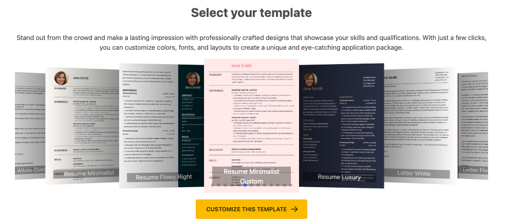 JobHunnt - Resume Templates