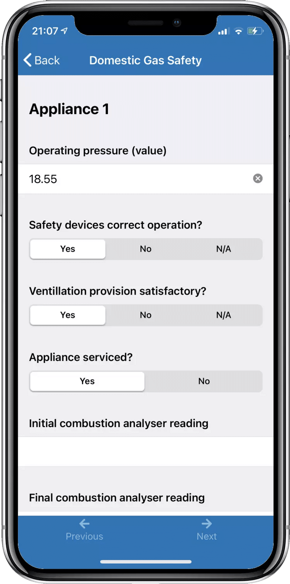 Form screenshot