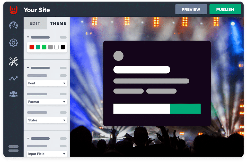 LaunchRock : Visual Editor screenshot