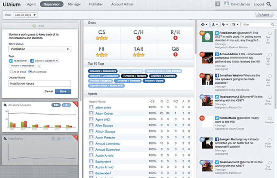 Lithium screenshot: Lithium supervisor
