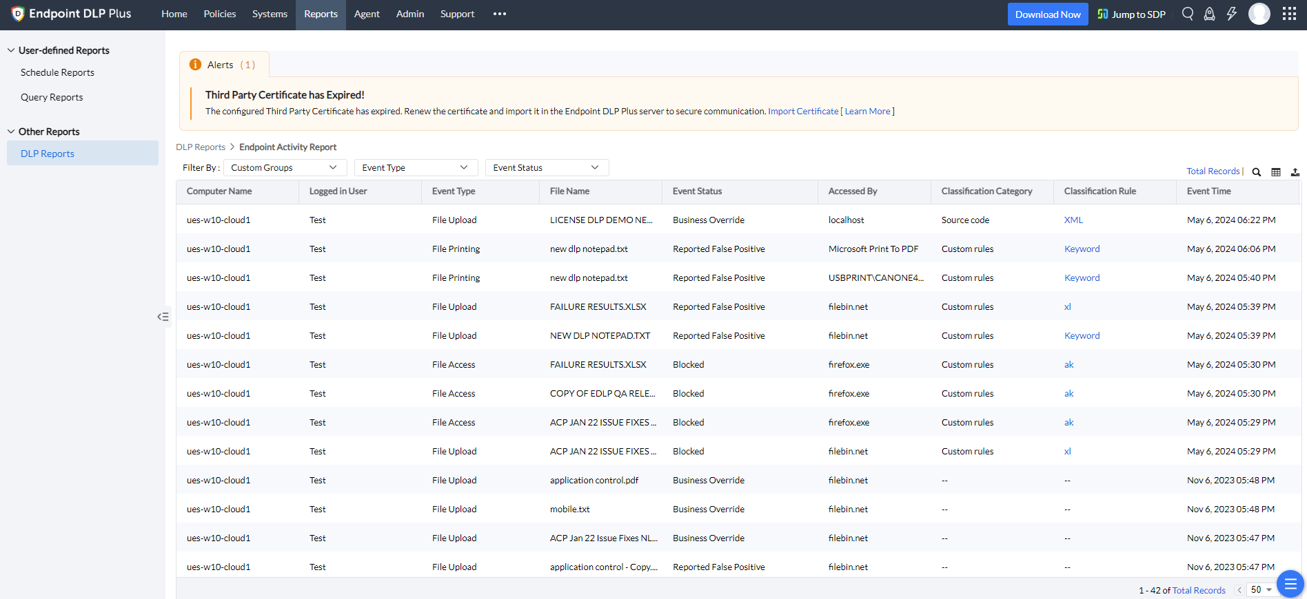 ManageEngine Endpoint DLP Plus Reviews, Pricing & Alternatives | Spotsaas