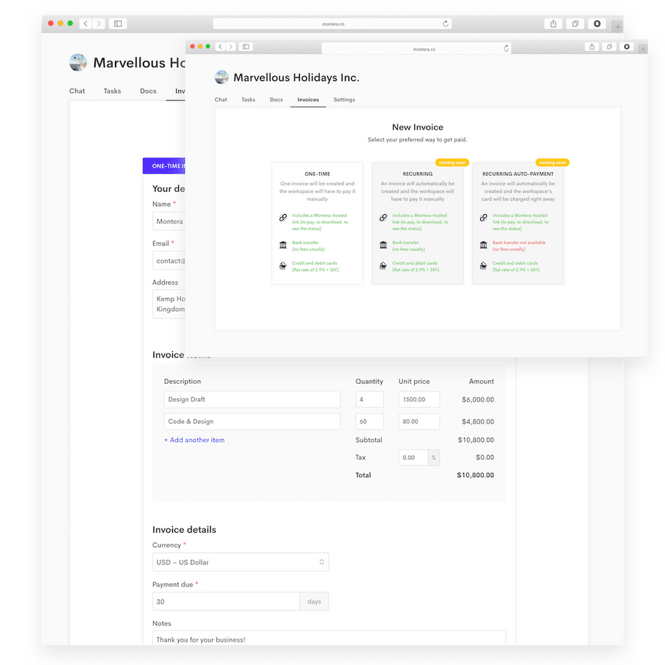 Montera screenshot