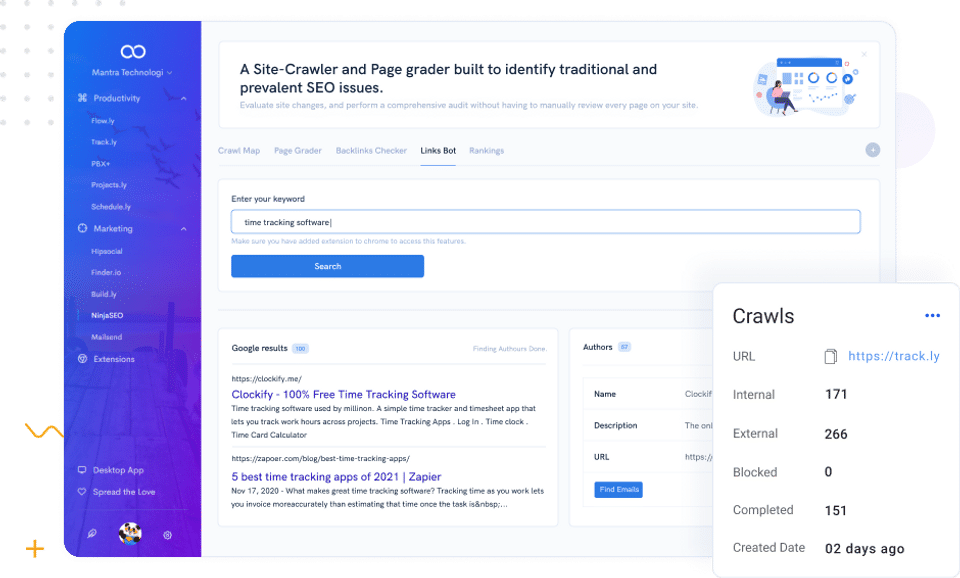 SEO Bot screenshot