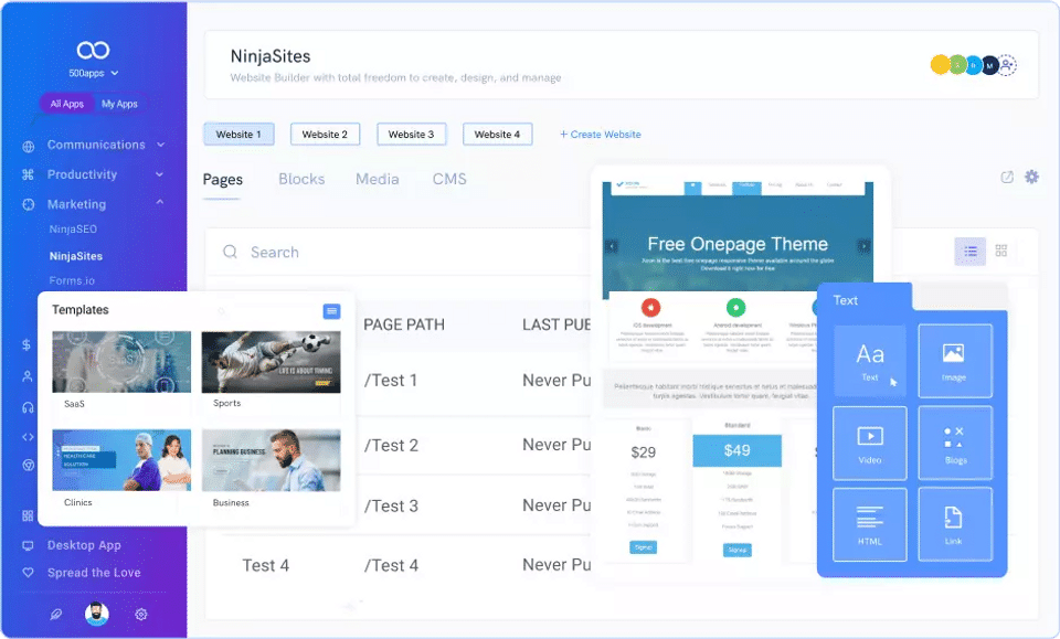 Blocks screenshot