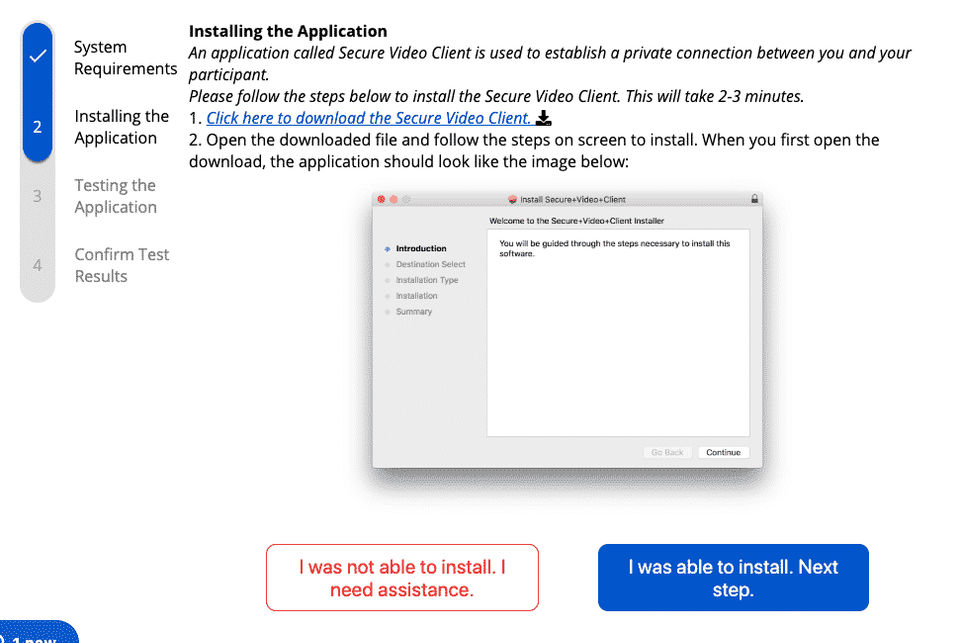 Install The Application