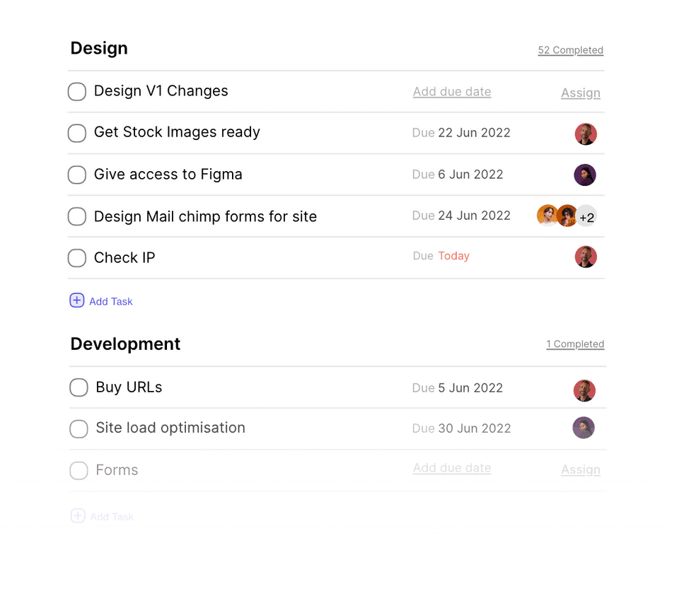 Task List