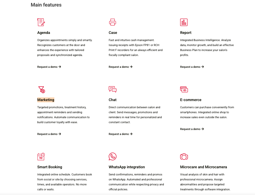 Management services - Main features