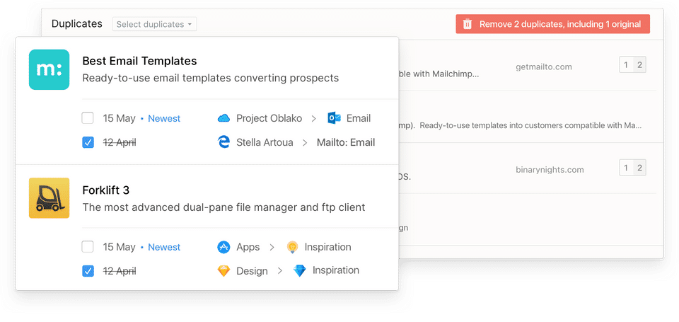 Raindrop.io screenshot