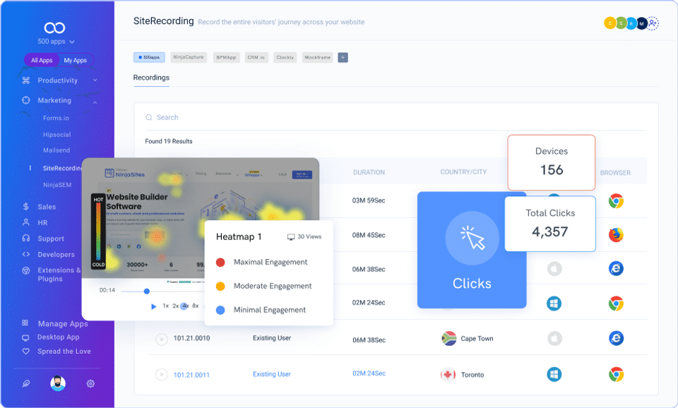 User Experience screenshot