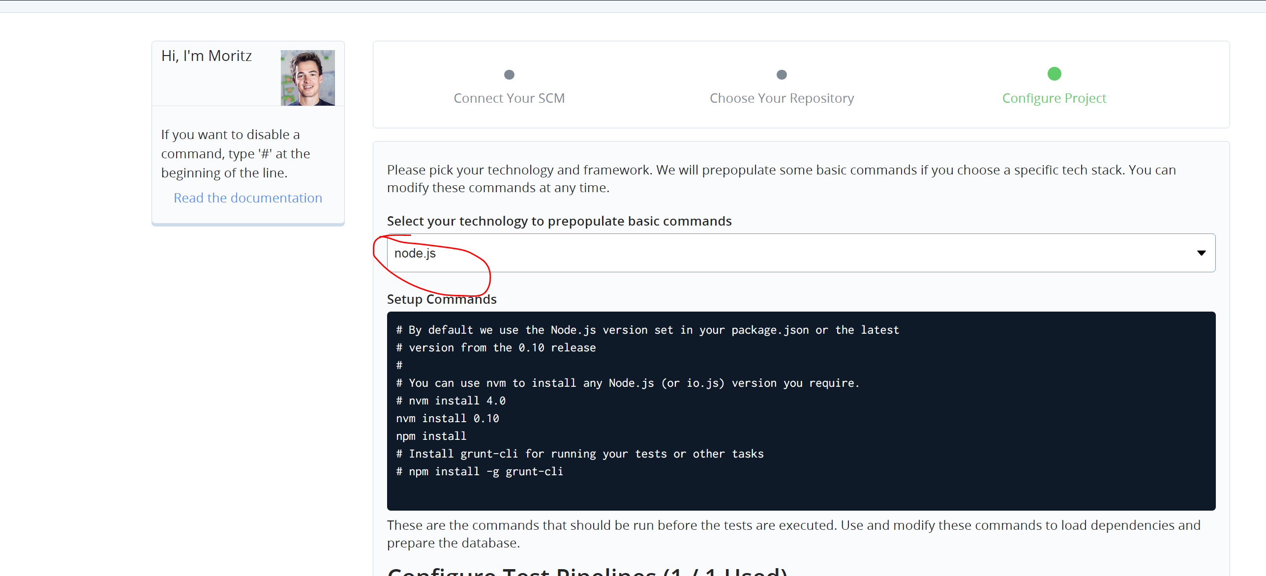 Using Node