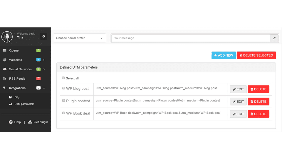 Social Web Suite screenshot