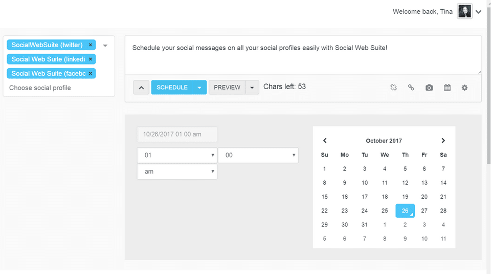 Social Web Suite screenshot