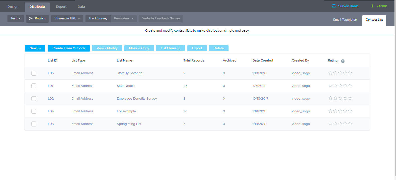 SoGoSurvey screenshot