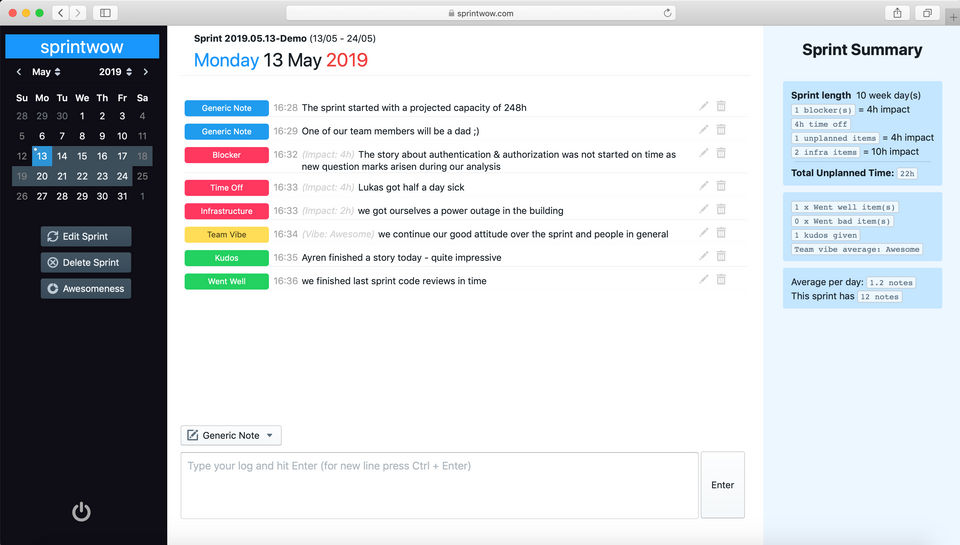 Sprintwow : screenshot