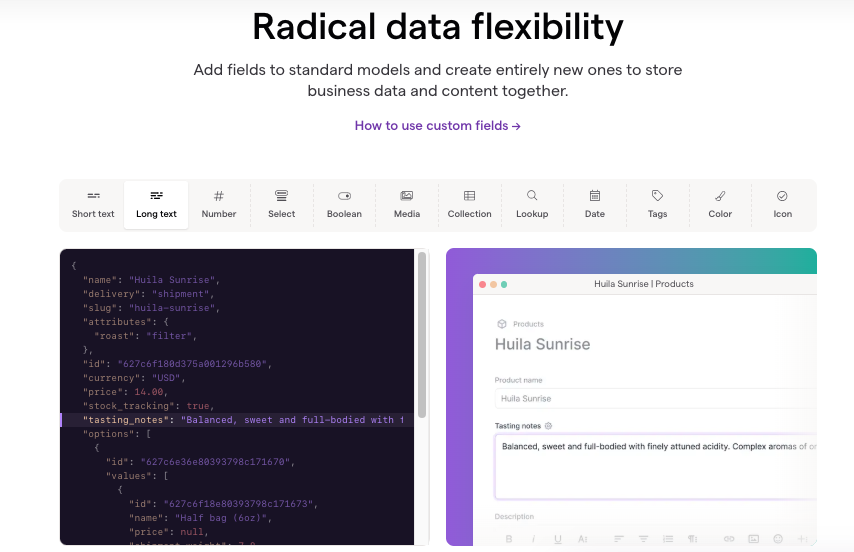 Swell - Content modeling