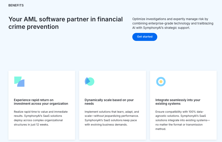 SymphonyAI Financial Services - Benefits