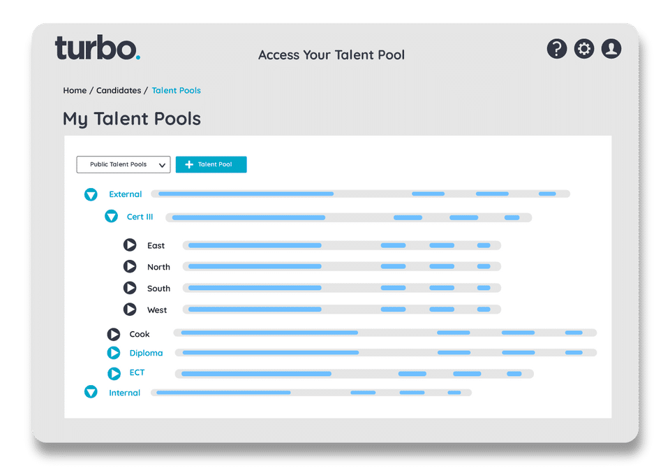 Access your Talent Pool