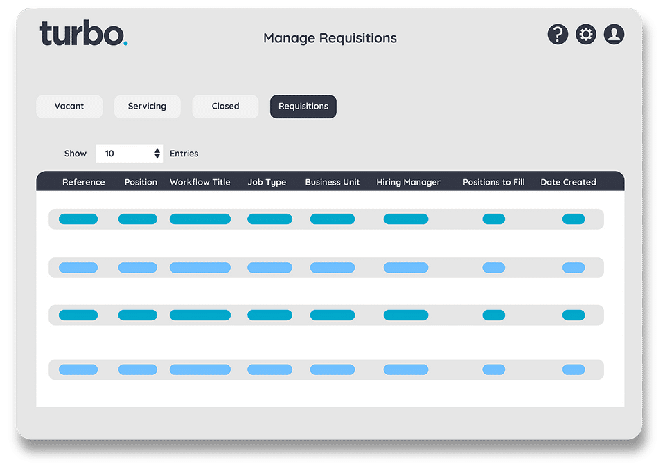 Manage Requisitions