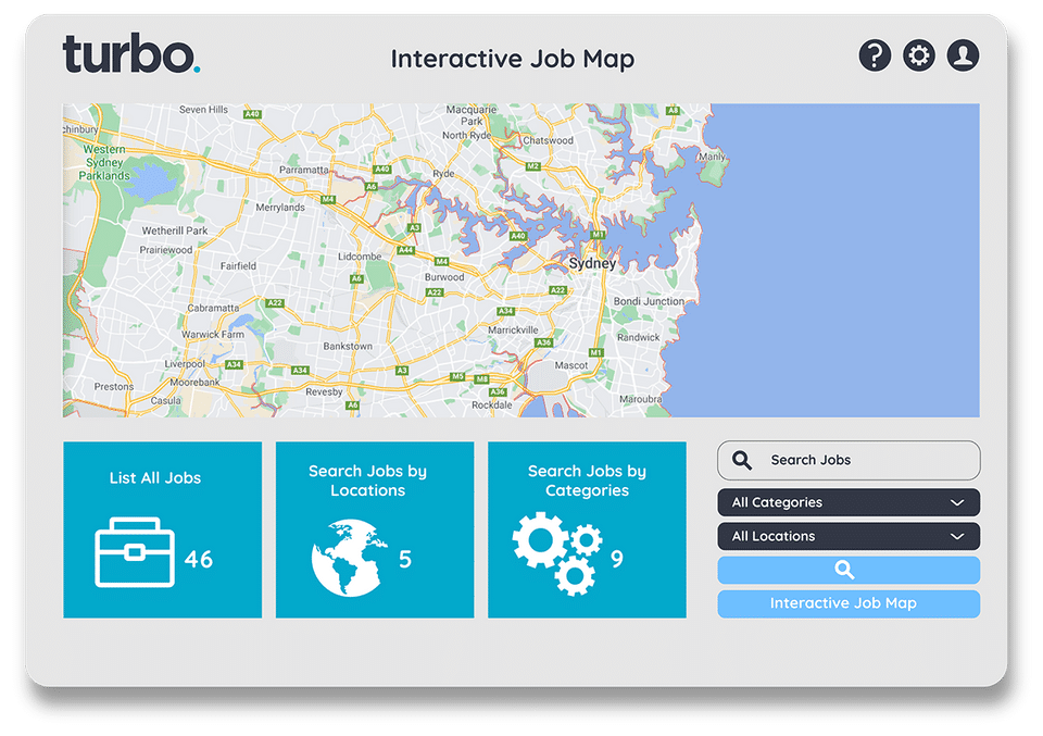 Interactive Job Map