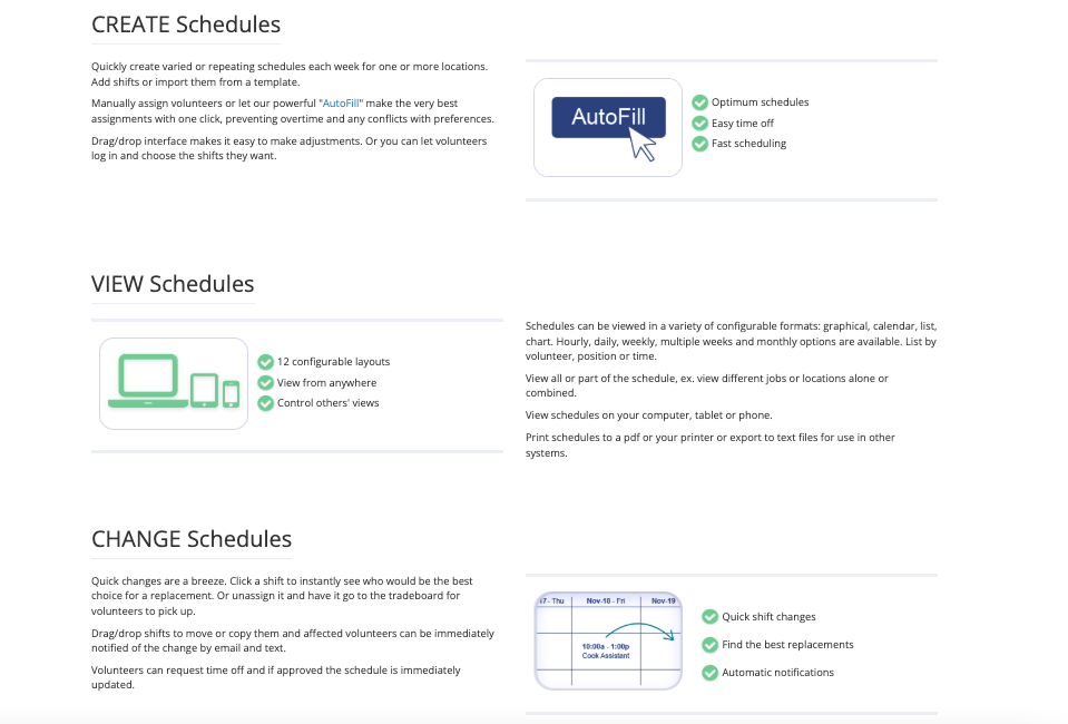 WhenToHelp - Scheduling