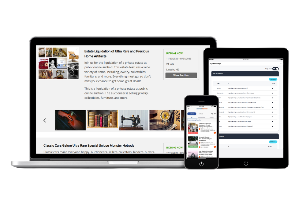 Mobile-Friendly White-Label Auction Software