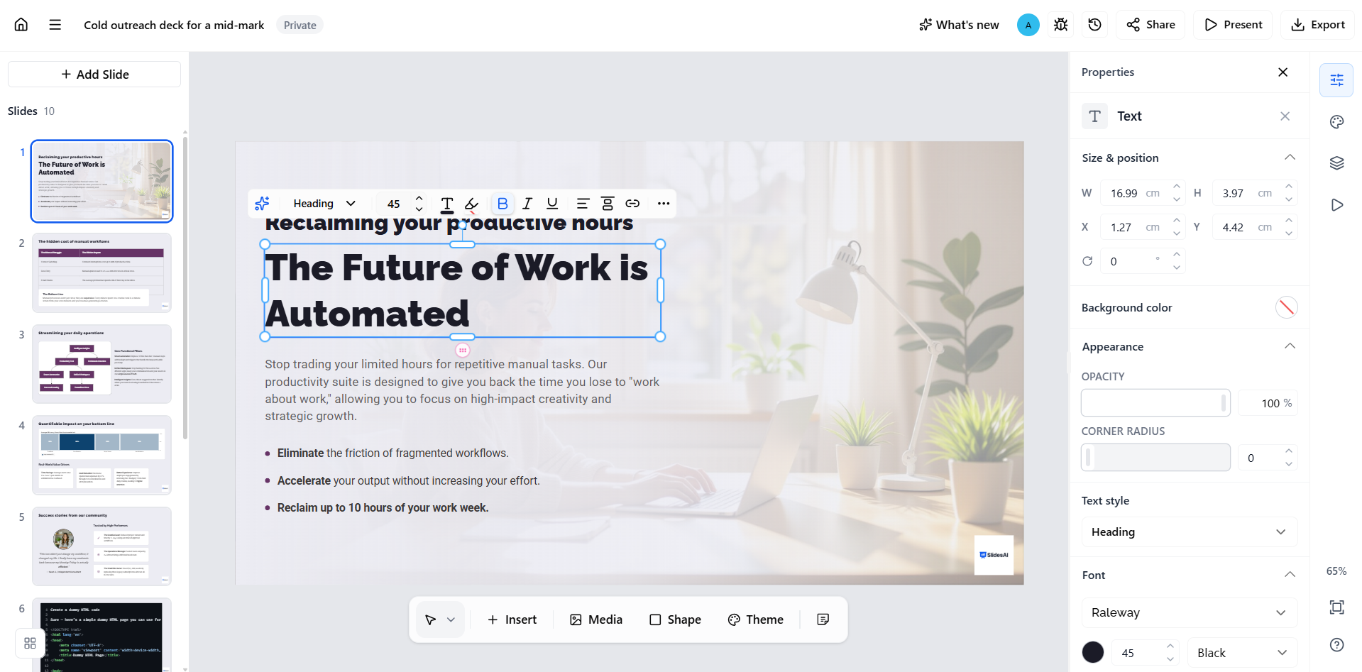 web editor