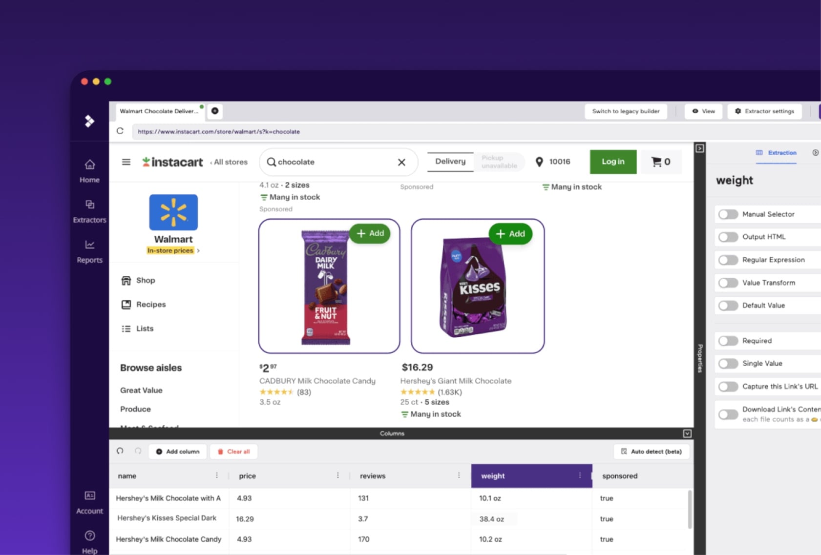 Our SaaS platform gives you the opportunity to scrape the data you want.